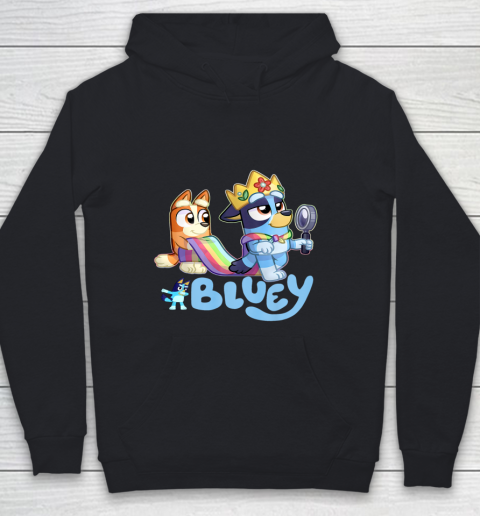 Fathers Blueys Dad Mum Love Youth Hoodie