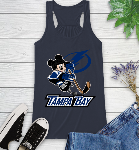 NHL Tampa Bay Lightning Mickey Mouse Disney Hockey T Shirt Racerback Tank 12