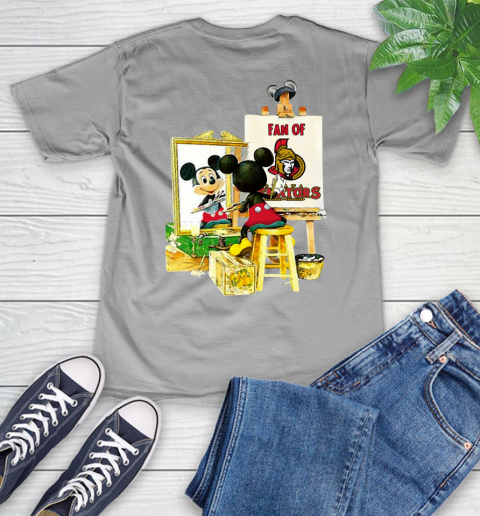 NHL Hockey Ottawa Senators Mickey Drawing Shirt 48