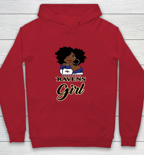 Baltimore Ravens Girl NFL Youth Hoodie 9