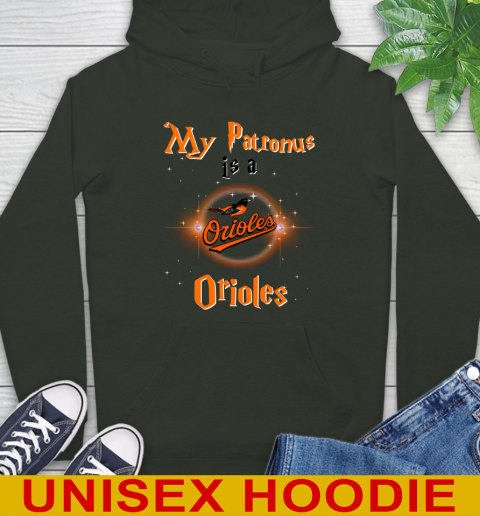 MLB Baseball Harry Potter My Patronus Is A Baltimore Orioles Hoodie 12
