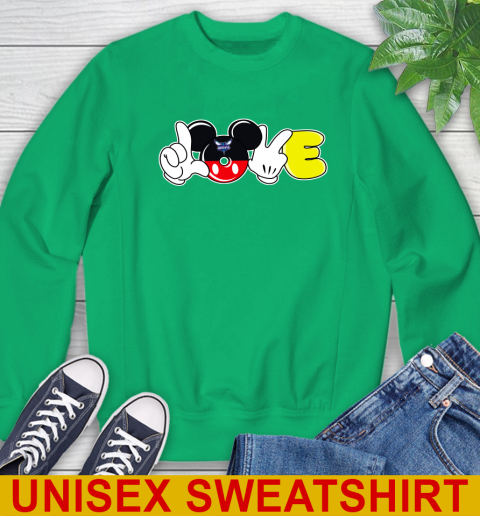 Charlotte Hornets NBA Basketball Love Mickey Disney Sports Sweatshirt 6