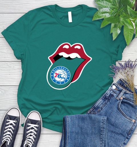 Philadelphia 76ers NBA Basketball Lips I Root For My Team Adoring Fan 102