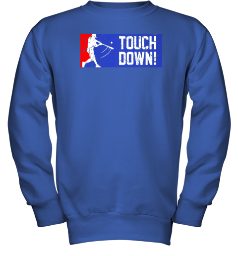 s5k5 touchdown baseball funny family gift base ball youth sweatshirt 47 front royal
