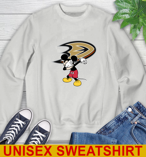 Anaheim Ducks NHL Hockey Dabbing Mickey Disney Sports Sweatshirt 5