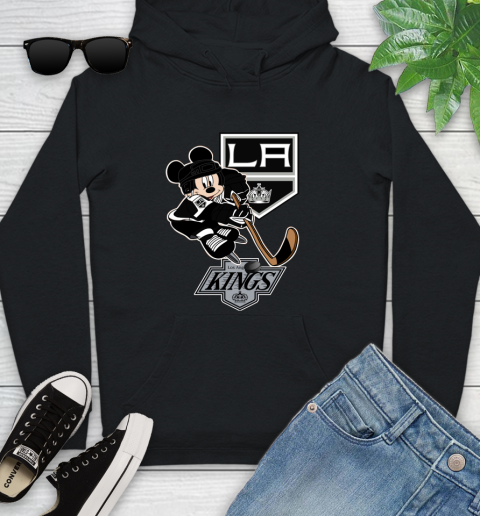 Los Angeles Kings Mickey Mouse Disney Hockey T Shirt Youth Hoodie 2