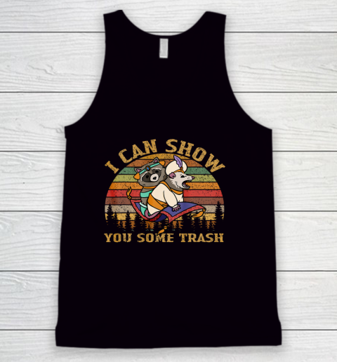 I Can Show You Some Trash Racoon Possum Vintage Tank Top