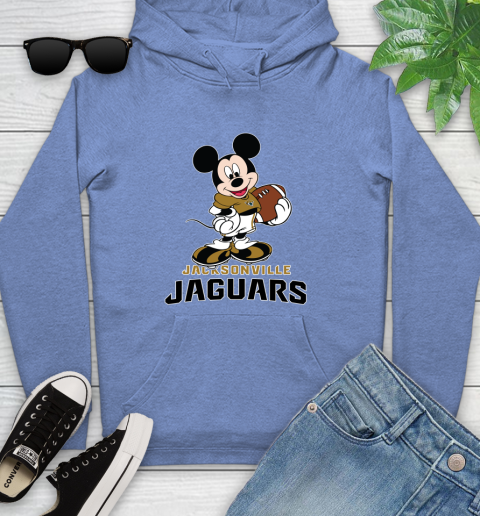 NFL Football Jacksonville Jaguars Cheerful Mickey Mouse Shirt Youth Hoodie 11
