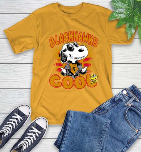 NHL Hockey Chicago Blackhawks Cool Snoopy Shirt T-Shirt 2