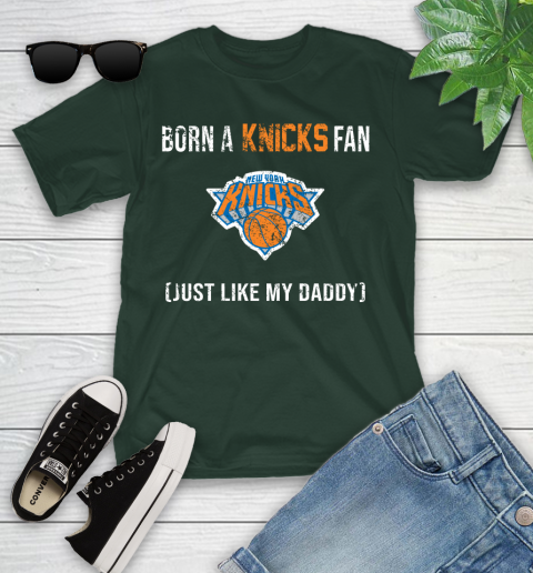 NBA New York Knicks Loyal Fan Just Like My Daddy Basketball Shirt Youth T-Shirt 4