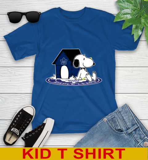 NHL Hockey Toronto Maple Leafs Snoopy The Peanuts Movie Shirt Youth T-Shirt 9