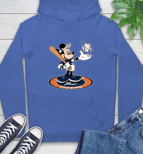 MLB Baseball Detroit Tigers Cheerful Mickey Disney Shirt Hoodie 9
