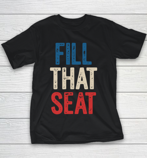 Fill That Seat Vintage North Carolina NC Fill The Seat Retro Youth T-Shirt