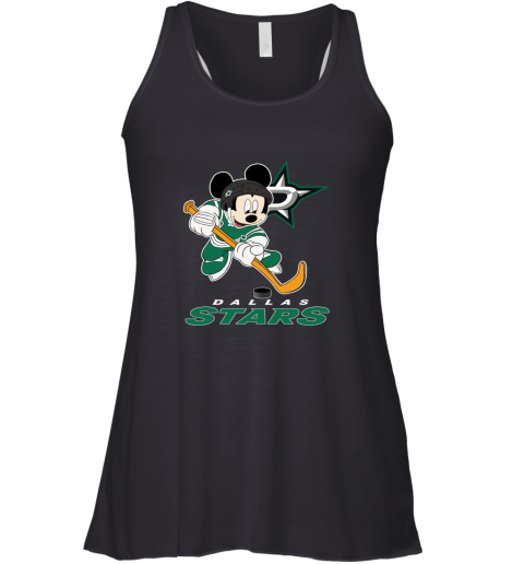 NHL Hockey Mickey Mouse Team Dallas Star Racerback Tank