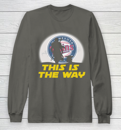 Minnesota Twins MLB Baseball Star Wars Yoda And Mandalorian This Is The Way Long Sleeve T-Shirt 5