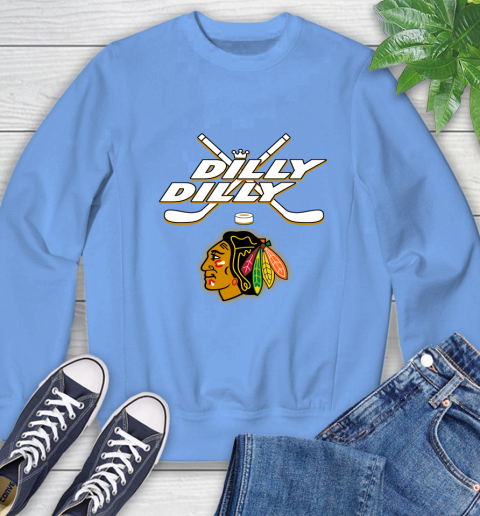 NHL Chicago Blackhawks Dilly Dilly Hockey Sports Sweatshirt 11