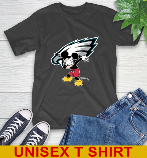 Philadelphia Eagles NFL Football Dabbing Mickey Disney Sports T-Shirt 2