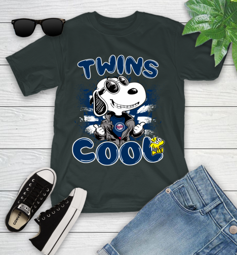 MLB Baseball Minnesota Twins Cool Snoopy Shirt Youth T-Shirt 5