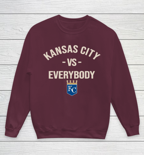 Kansas City Royals Vs Everybody Youth Sweatshirt 4
