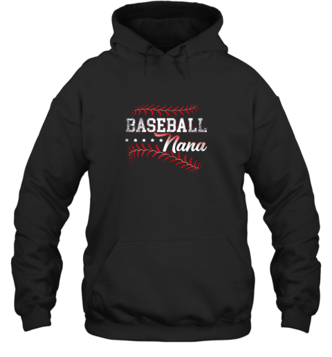 Baseball Nana Shirt Baseball Grandma Gift Shirts Hoodie