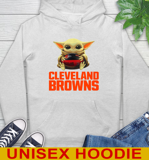 NFL Football Cleveland Browns Baby Yoda Star Wars Shirt Hoodie