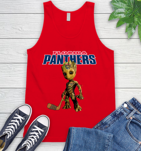 Florida Panthers NHL Hockey Groot Marvel Guardians Of The Galaxy Tank Top 6