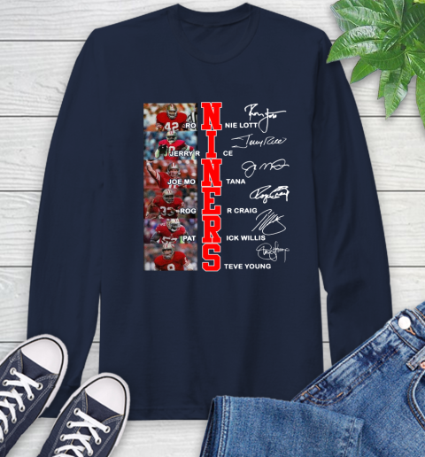 Niners Player Name And Signature San Francisco 49ers Shirts 56