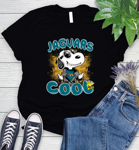 NFL Football Jacksonville Jaguars Cool Snoopy Shirt Women's T-Shirt