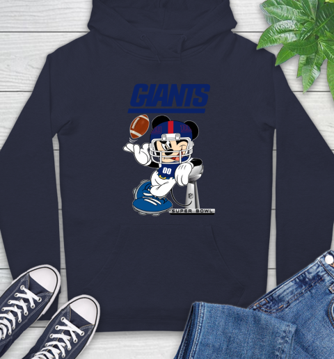 NFL newyork giants Mickey Mouse Disney Super Bowl Football T Shirt Hoodie 4