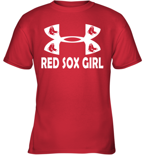 MLB Boston Red Sox Under Armour Baseball Sports Youth T-Shirt