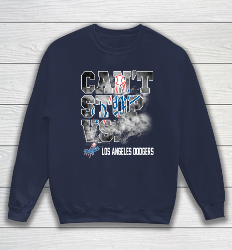 MLB Los Angeles Dodgers Baseball Can't Stop Vs Dodgers Sweatshirt 2