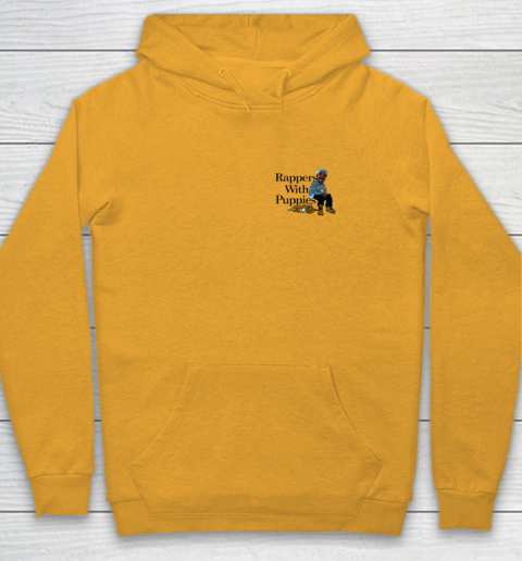 Rappers With Puppies Front and Back Youth Hoodie 2