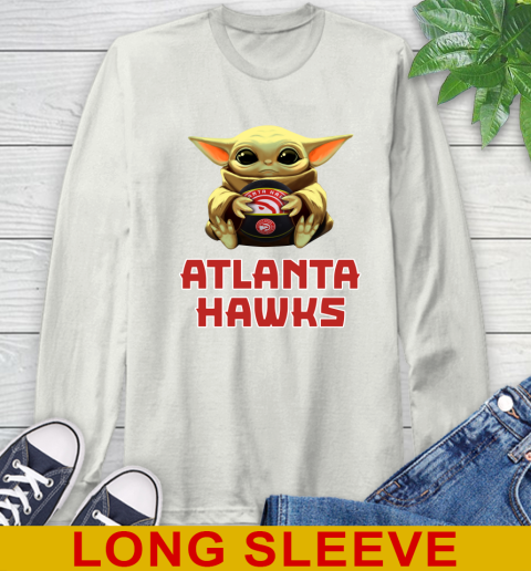 NBA Basketball Atlanta Hawks Star Wars Baby Yoda Shirt 69