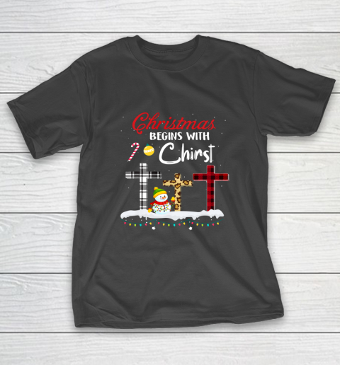 Ph Christmas Begins With Christ Costume Christian T-Shirt