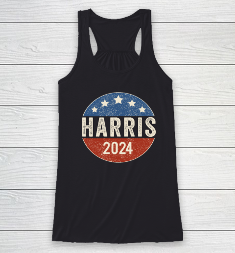 Kamala Harris 2024 For President Campaign US Flag Racerback Tank
