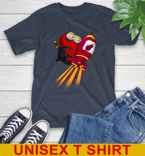 NBA Basketball Miami Heat Deadpool Minion Marvel Shirt T-Shirt 3