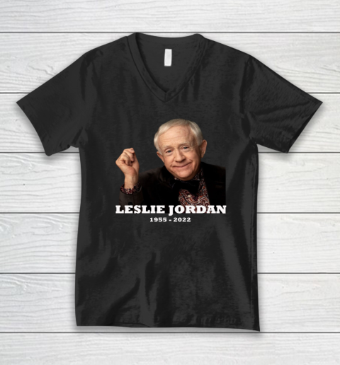 Leslie Jordan 1955  2022 V-Neck T-Shirt