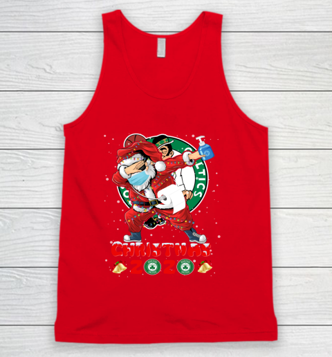 Boston Celtics Funny Santa Claus Dabbing Christmas 2020 NBA Tank Top 5