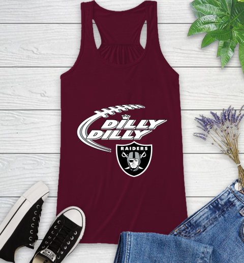 NFL Oakland Raiders Dilly Dilly Football Sports Racerback Tank 3