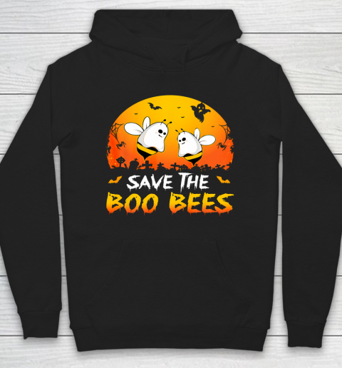 Save The Boo Bees Funny Breast Cancer Awareness Halloween Hoodie