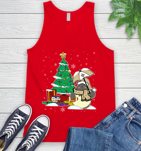 New Orleans Saints NFL Football Cute Tonari No Totoro Christmas Sports Tank Top 5