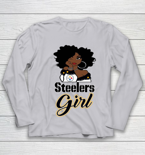 Pittsburgh Steelers Girl NFL Youth Long Sleeve 5