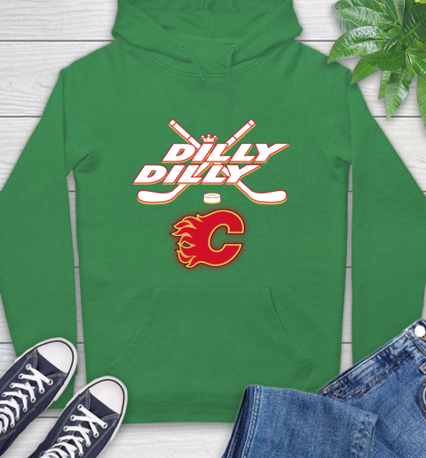 NHL Calgary Flames Dilly Dilly Hockey Sports Hoodie 8