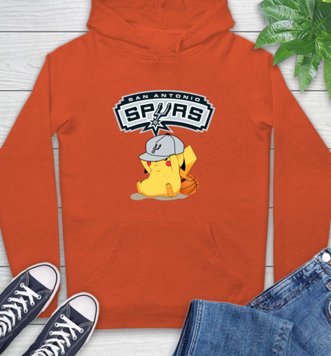 NBA Pikachu Basketball Sports San Antonio Spurs Hoodie 5