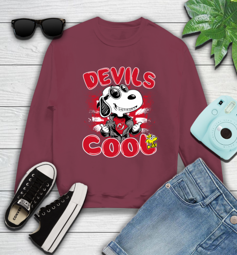 NHL Hockey New Jersey Devils Cool Snoopy Shirt Sweatshirt 5