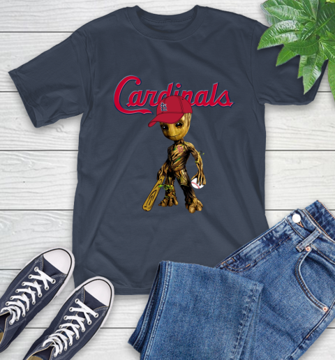 MLB St.Louis Cardinals Groot Guardians Of The Galaxy Baseball T-Shirt 4