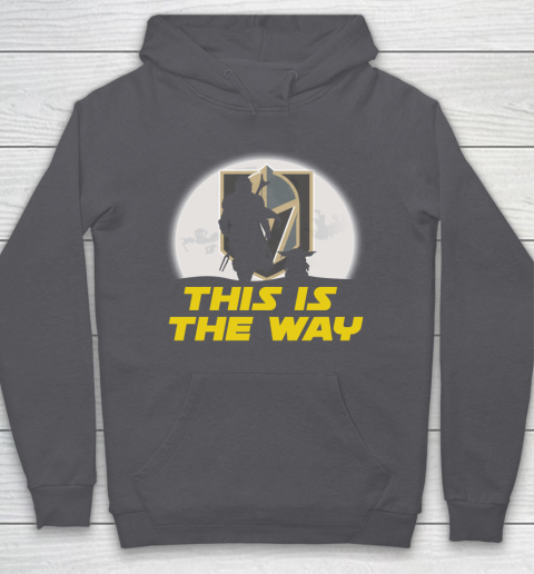 Vegas Golden Knights NHL Ice Hockey Star Wars Yoda And Mandalorian This Is The Way Hoodie 4