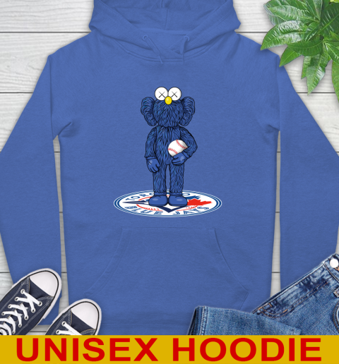 MLB Baseball Toronto Blue Jays Kaws Bff Blue Figure Shirt Hoodie 9