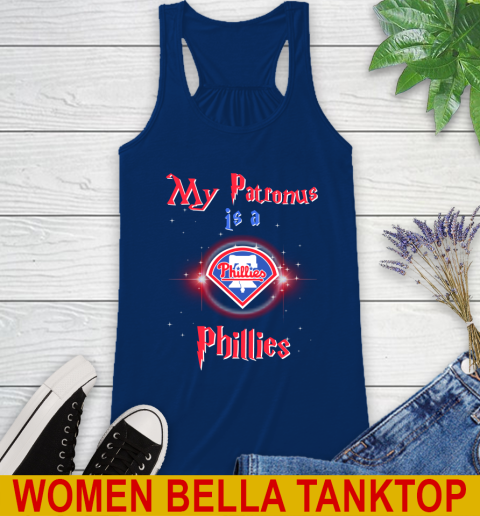 MLB Baseball Harry Potter My Patronus Is A Philadelphia Phillies Racerback Tank 7