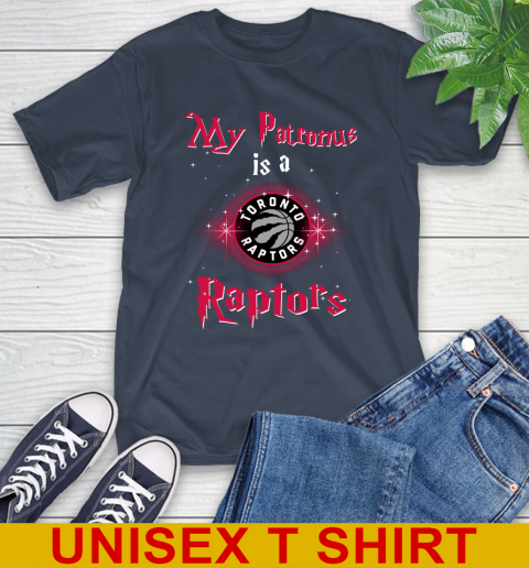 NBA Basketball Harry Potter My Patronus Is A Toronto Raptors T-Shirt 3